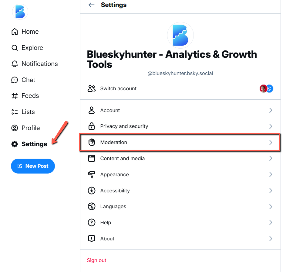 How to Ban Specific Keywords and Tags on Bluesky